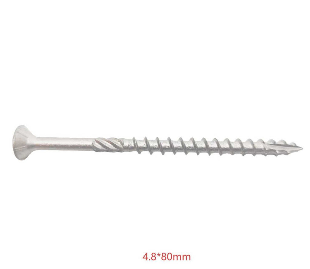 100 stk Terasseskruer - 4.8 x 80 mm / C4