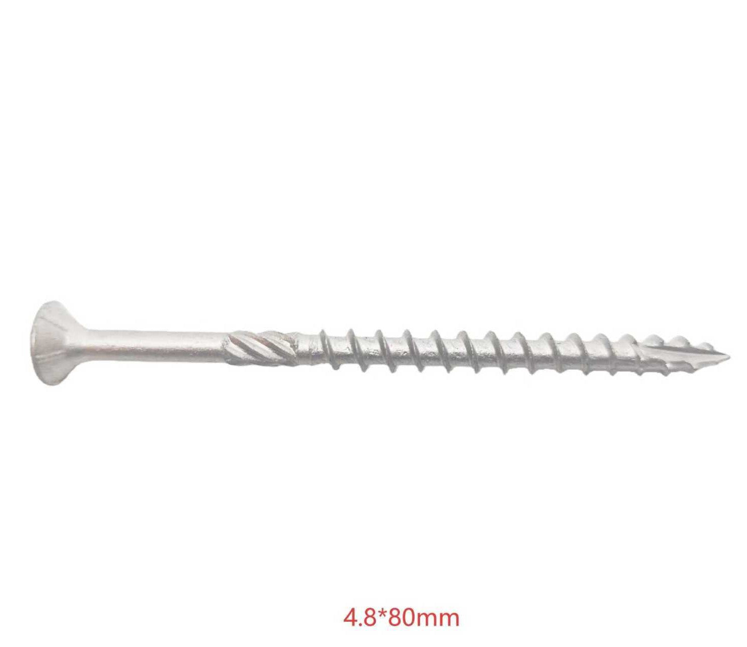 100 stk Terasseskruer - 4.8 x 80 mm / C4